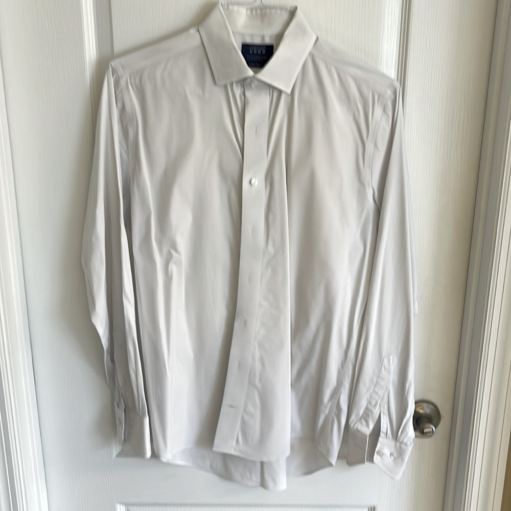 Lorenzo Uomo Performance Stretch dress shirt, 34-35
